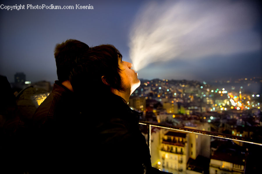 People, Person, Human, Hug, Kiss, City, Downtown