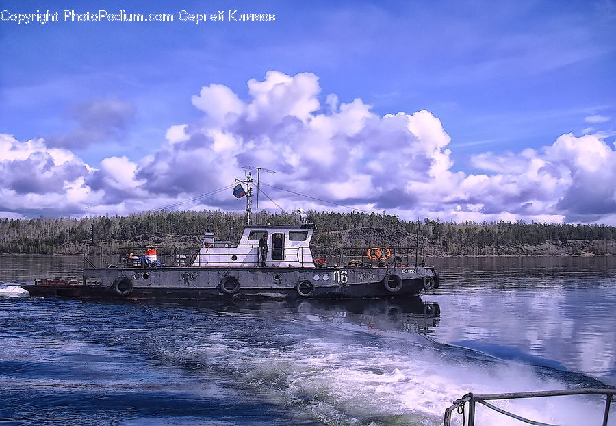 Boat, Watercraft, Barge, Tugboat, Amphibious Vehicle, Harbor, Port