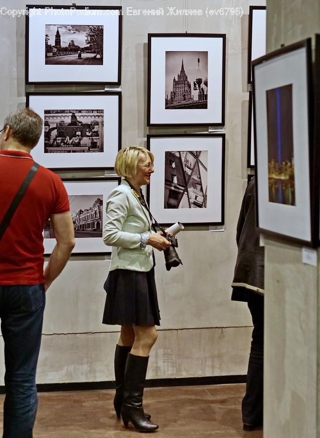 Human, People, Person, Art, Art Gallery, Back, Projection Screen
