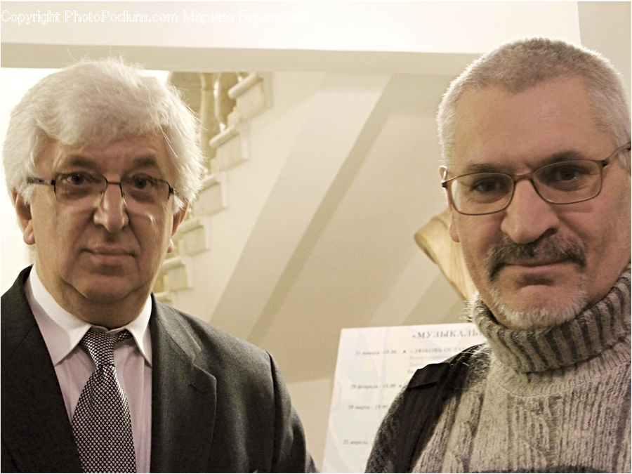 People, Person, Human, Clothing, Overcoat, Suit, Glasses