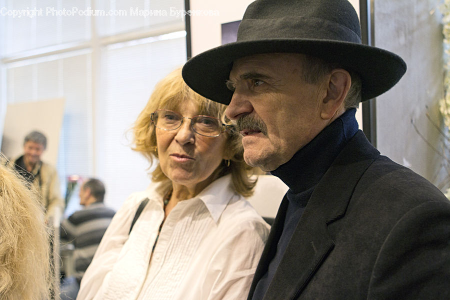 People, Person, Human, Clothing, Overcoat, Suit, Cowboy Hat