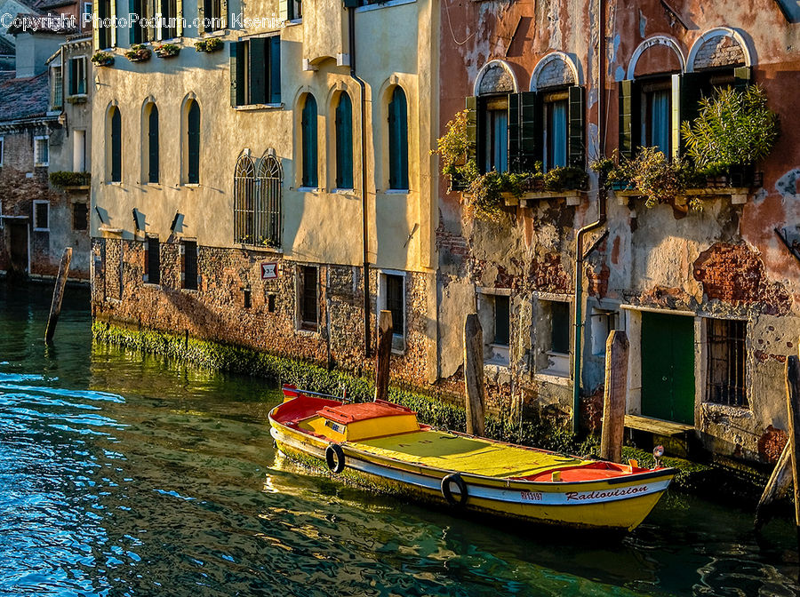 Boat, Gondola, Watercraft, Rust, Dinghy, Canal, Outdoors