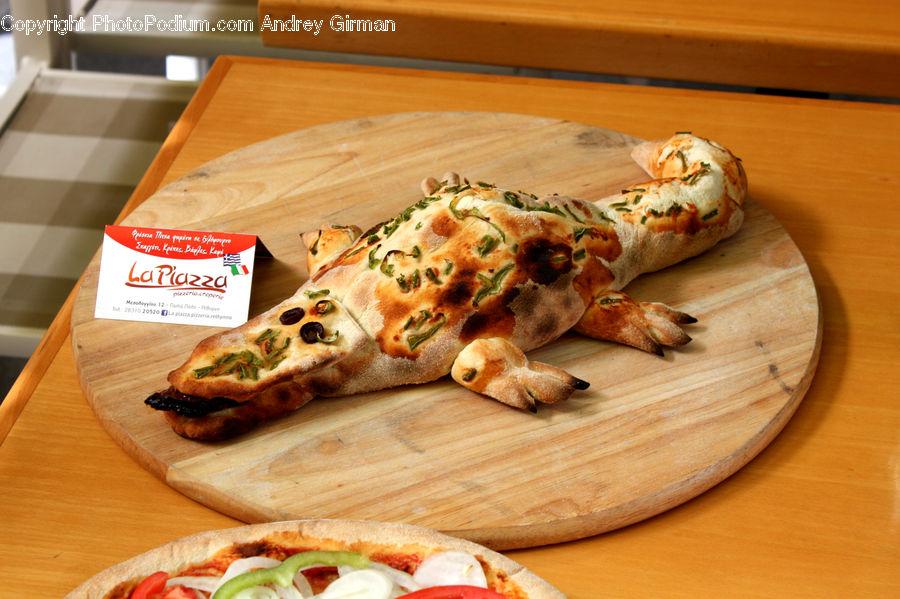 Food, Pizza, Bread, Plywood, Wood, Box, Cardboard
