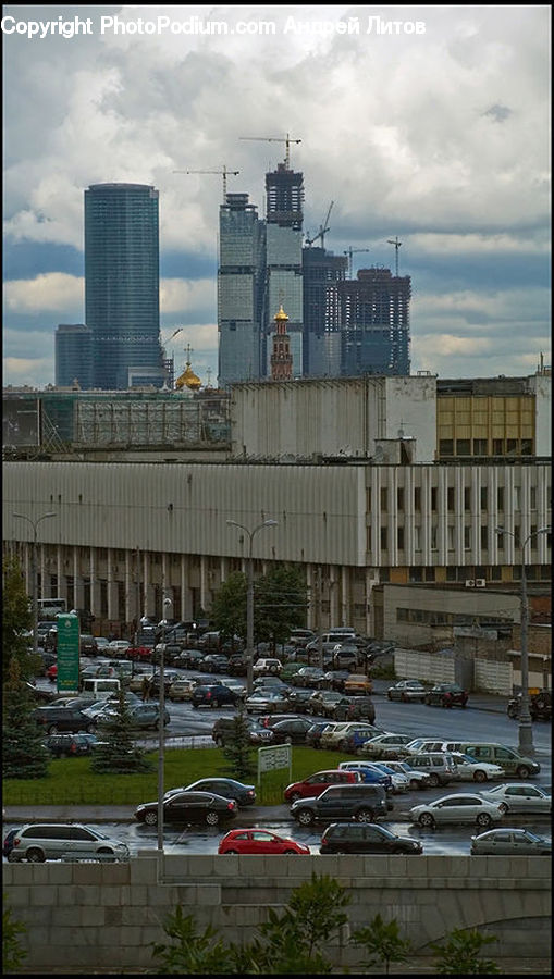 Automobile, Car, Vehicle, City, Downtown, Metropolis, Urban