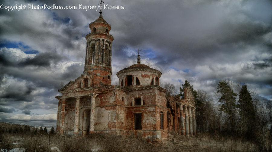 Architecture, Tower, Bell Tower, Clock Tower, Housing, Monastery, Church
