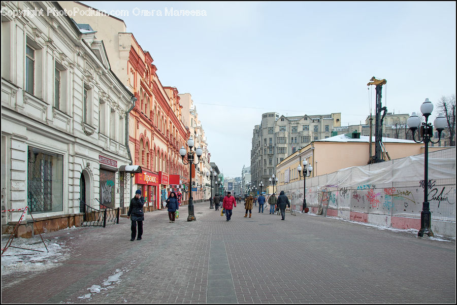 Road, Street, Town, Boardwalk, Deck, Path, Sidewalk