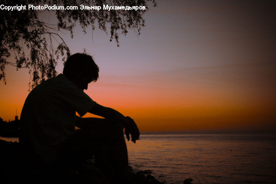 People, Person, Human, Silhouette, Leisure Activities, Dusk, Outdoors