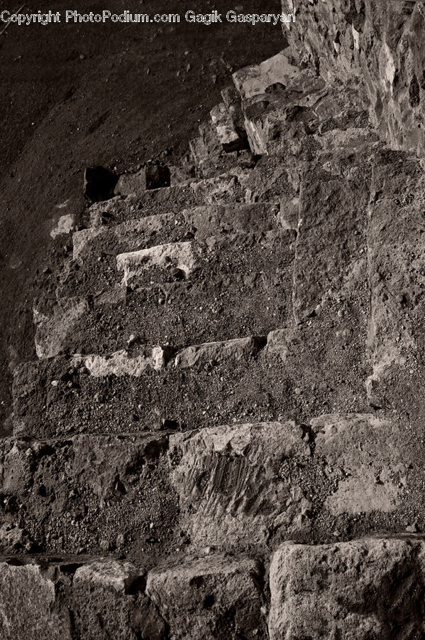 Fence, Wall, Brick, Ground, Soil, Rock, Outdoors