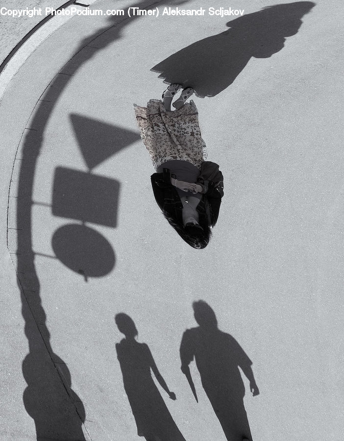 People, Person, Human, Stencil, Silhouette, Paper, Footwear
