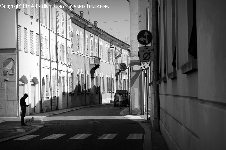 Alley, Alleyway, Road, Street, Town, Boardwalk, Path