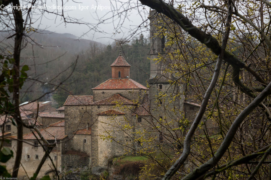 Architecture, Bell Tower, Clock Tower, Tower, Brick, Housing, Monastery