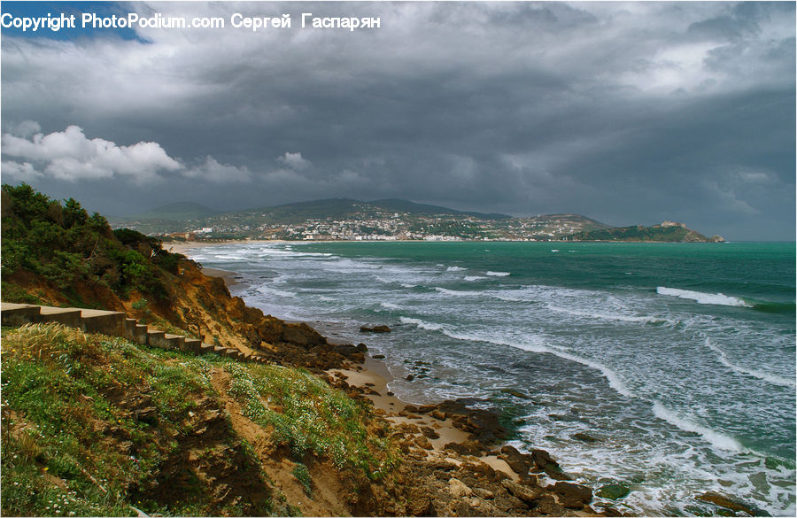 Beach, Coast, Outdoors, Sea, Water, Ocean, Promontory