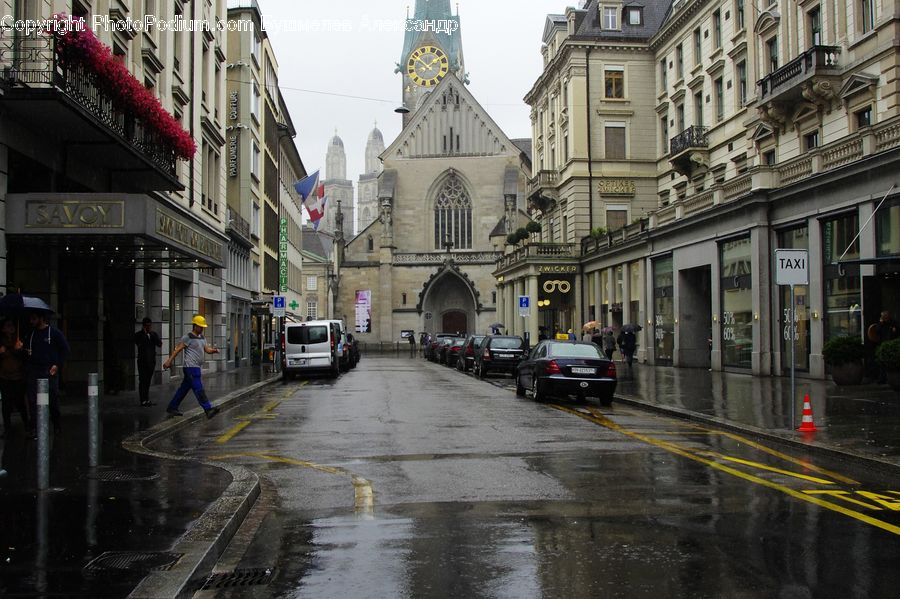 Architecture, Bell Tower, Clock Tower, Tower, Road, Street, Town