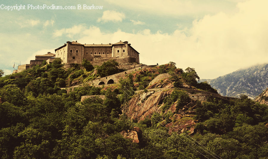 Architecture, Castle, Fort, Housing, Monastery, Building, Villa