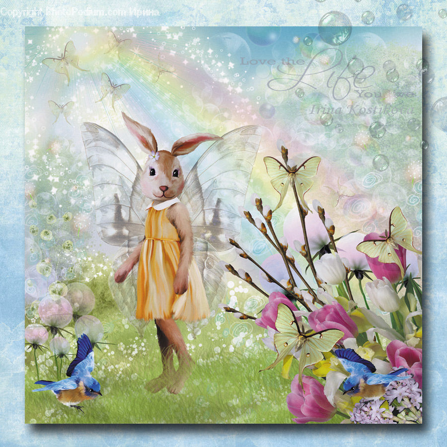 Bird, Blue Jay, Bluebird, Jay, Flora, Flower, Gladiolus