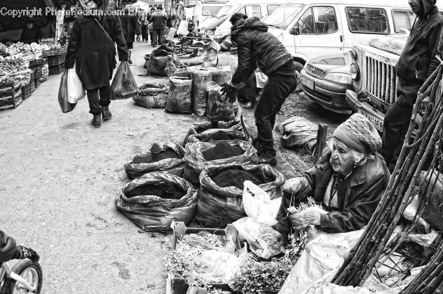 People, Person, Human, Bazaar, Market, Bag, Shop