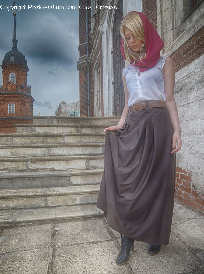 People, Person, Human, Robe, Architecture, Bell Tower, Clock Tower