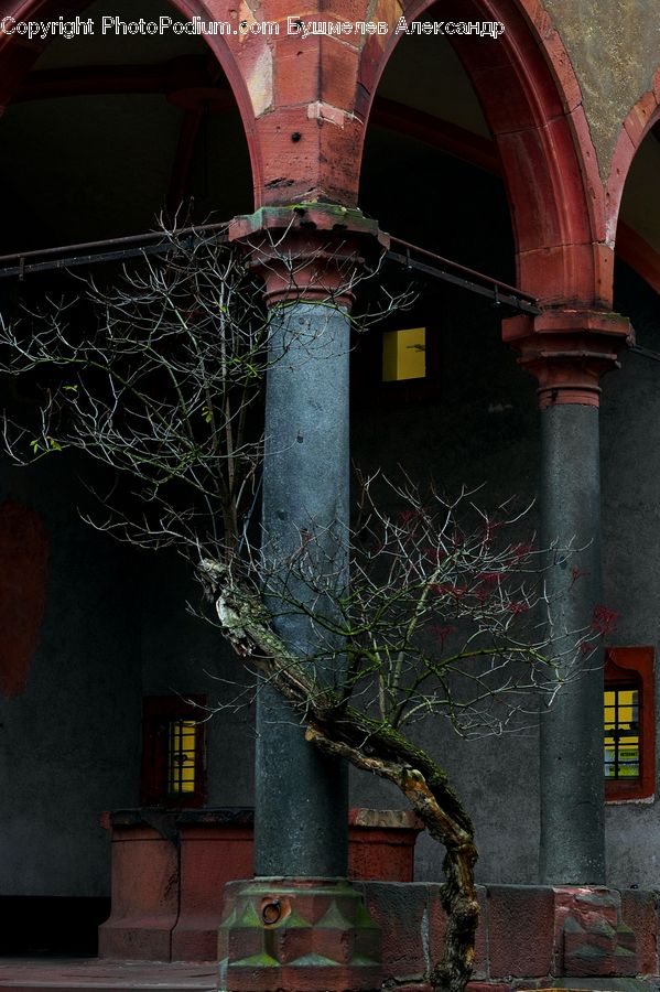 Brick, Rust, Cross, Crucifix, Beacon, Building, Lighthouse