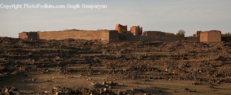 Castle, Fort, Ruins, Architecture, Building