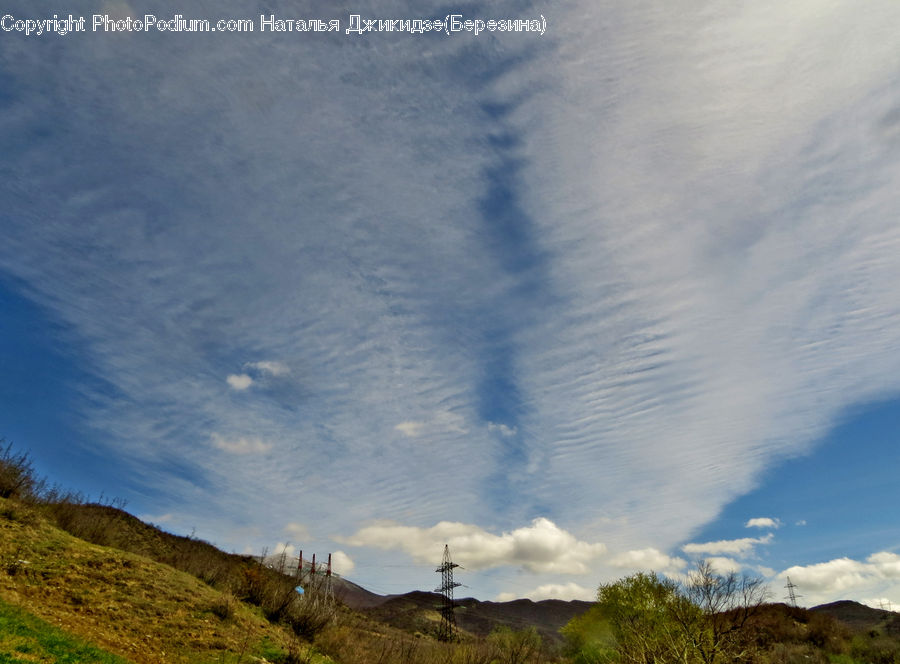 Azure Sky, Cloud, Outdoors, Sky, Cumulus, Dirt Road, Gravel