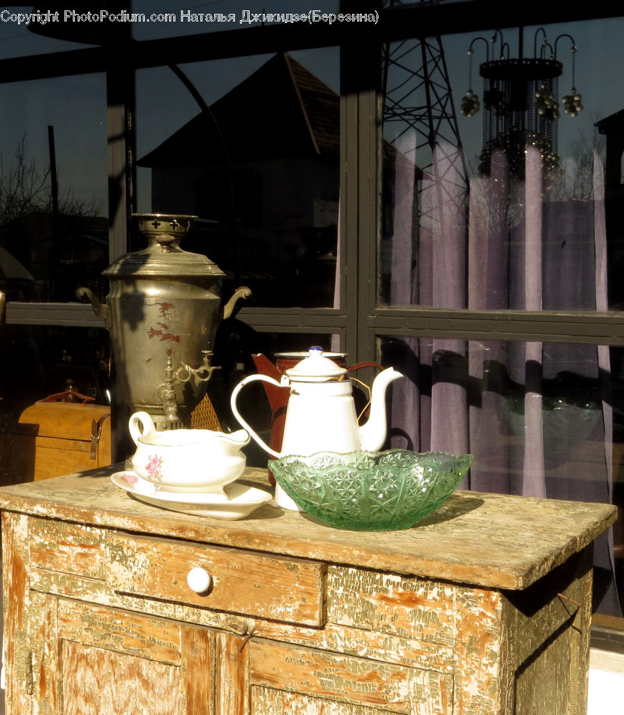 Cup, Furniture, Pot, Pottery, Teapot, Column, Pillar