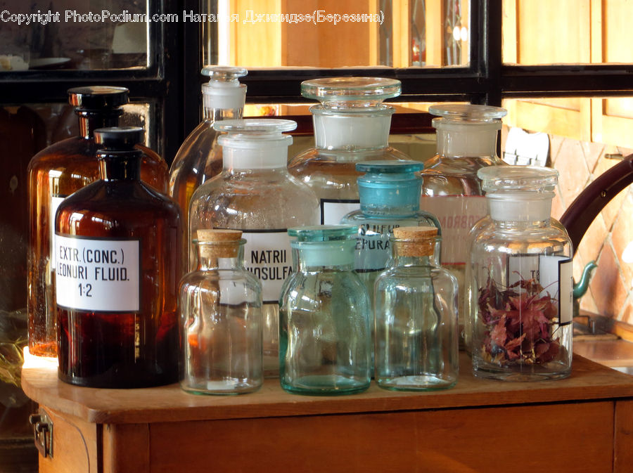 Jar, Alcohol, Beverage, Liquor, Cylinder, Shaker, Furniture
