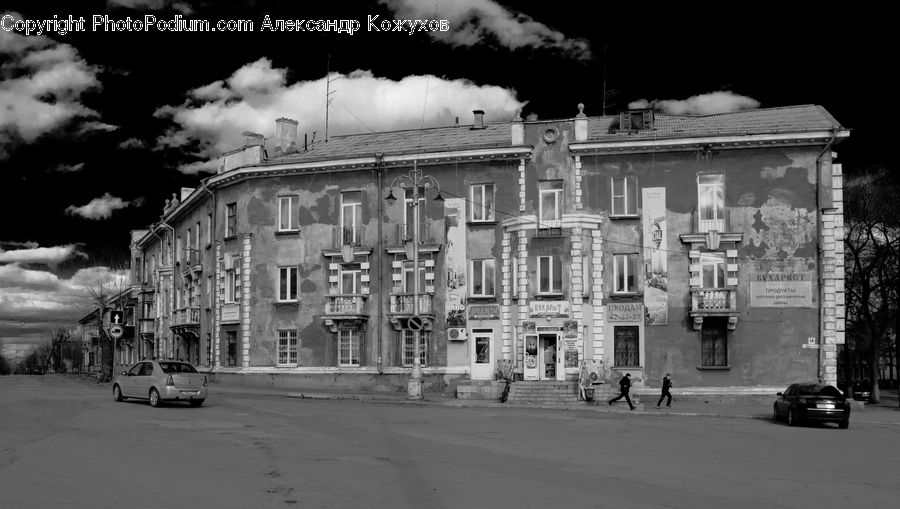 Building, Downtown, Town, Architecture, Plaza, Town Square, City