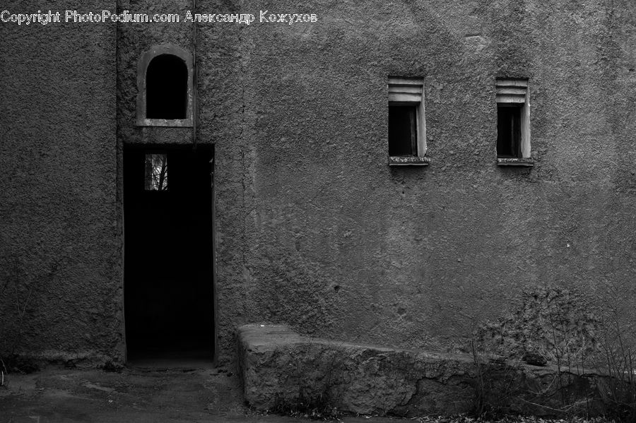 Fence, Wall, Brick, Hole, Arch, Alley, Alleyway