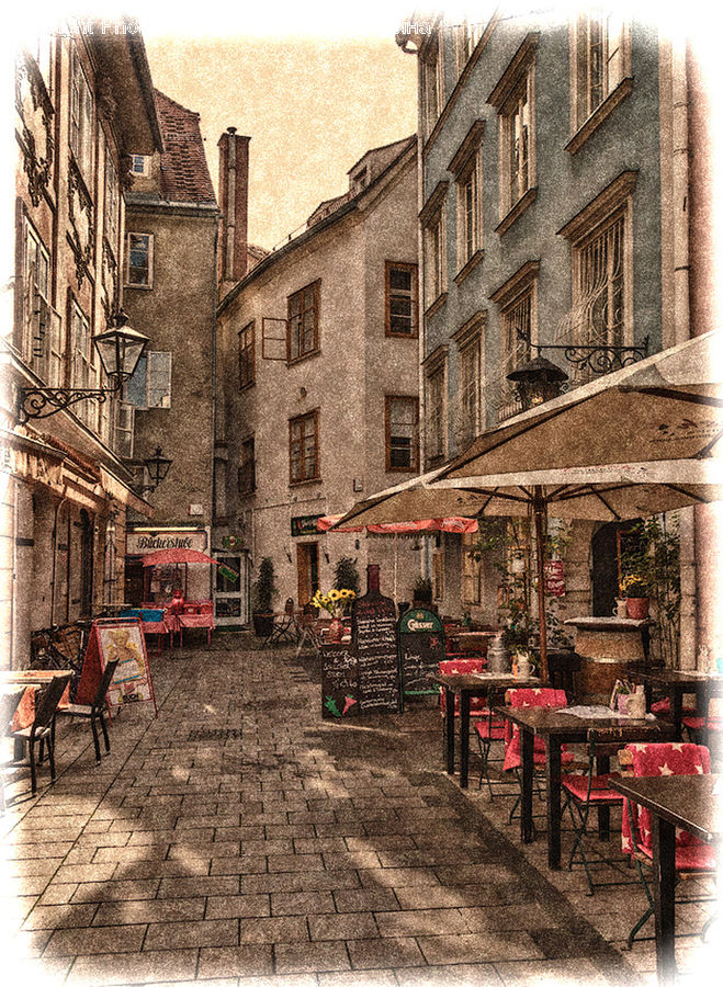 Chair, Furniture, Cafe, Cafeteria, Food Court, Road, Street