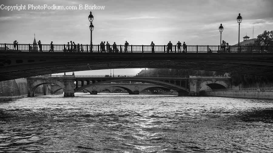 Bridge, Arch, Arch Bridge, Gazebo, Building, Housing, Villa