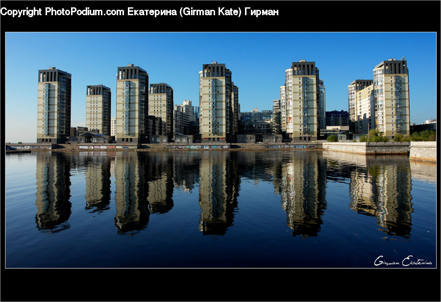 Building, City, High Rise, Downtown, Metropolis, Urban, Housing