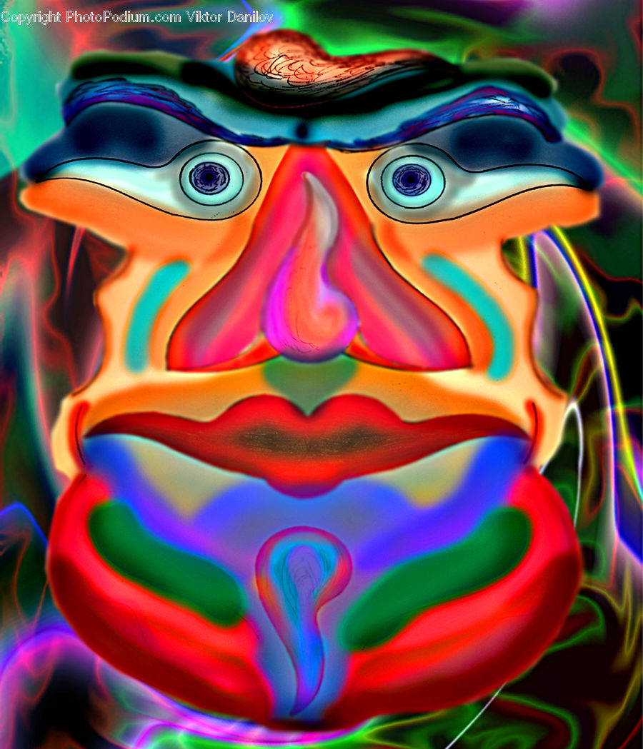 Art, Face, Selfie, Modern Art