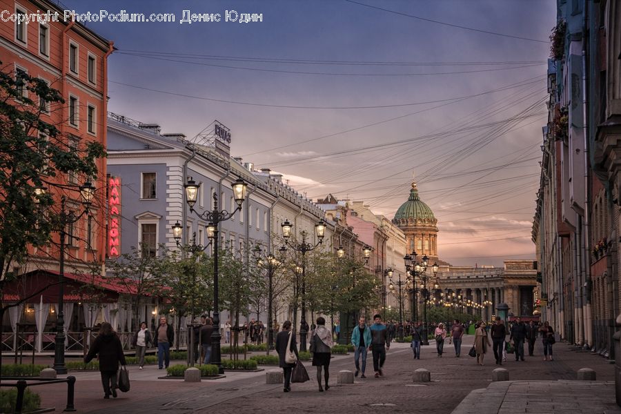 Road, Street, Town, City, Downtown, Metropolis, Urban