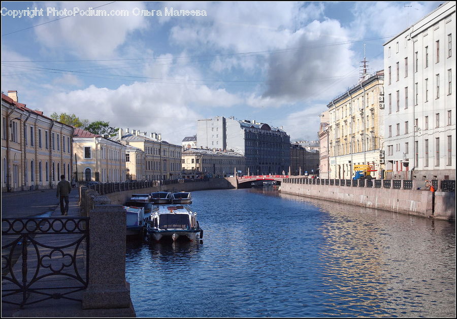 Boat, Watercraft, Canal, Outdoors, River, Water, Bench