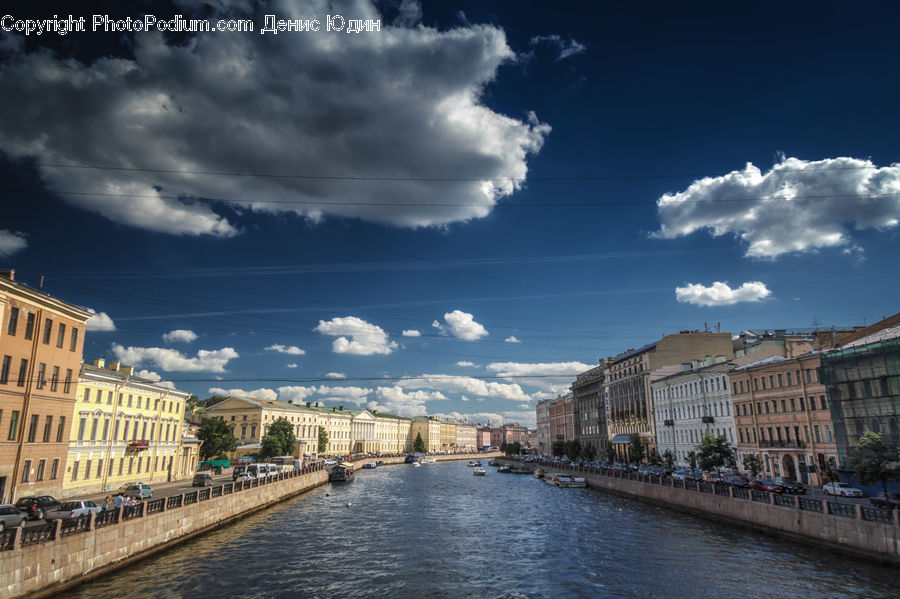 Canal, Outdoors, River, Water, Azure Sky, Cloud, Sky