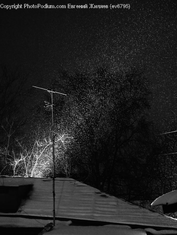 Bench, Machine, Ramp, Dock, Landing, Pier, Night