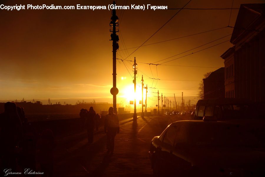 Dawn, Dusk, Sky, Sunrise, Sunset, Outdoors, Sunlight