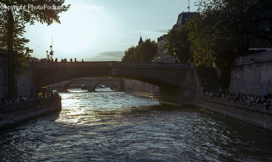 Canal, Outdoors, River, Water, Boat, Watercraft, Tomb