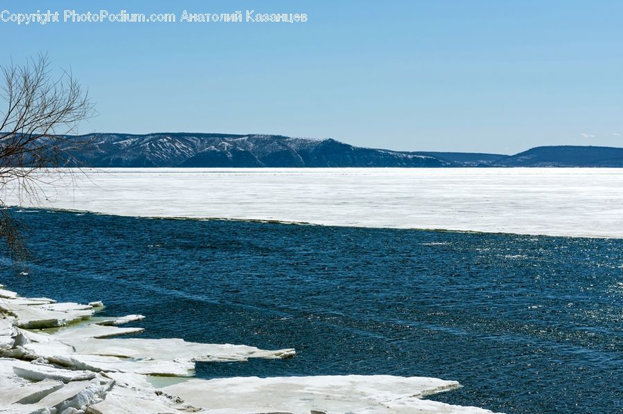 Arctic, Glacier, Ice, Mountain, Outdoors, Snow, Beach
