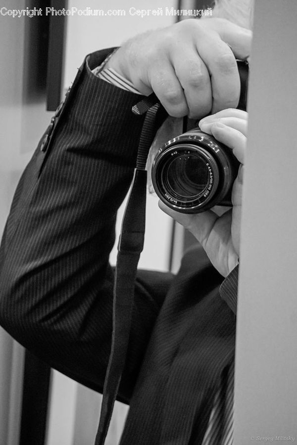 Camera, Electronics, Person, Portrait