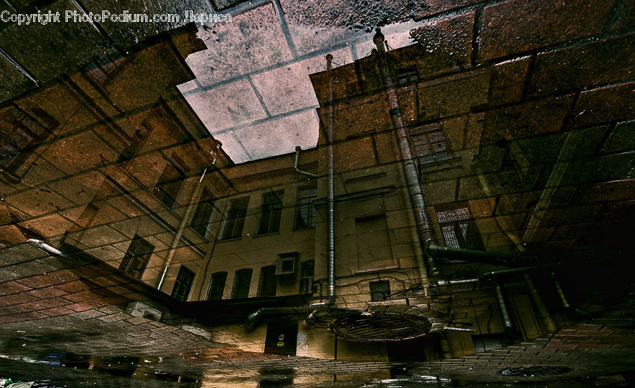 Soil, Brick, Apartment Building, Building, High Rise, Alley, Alleyway