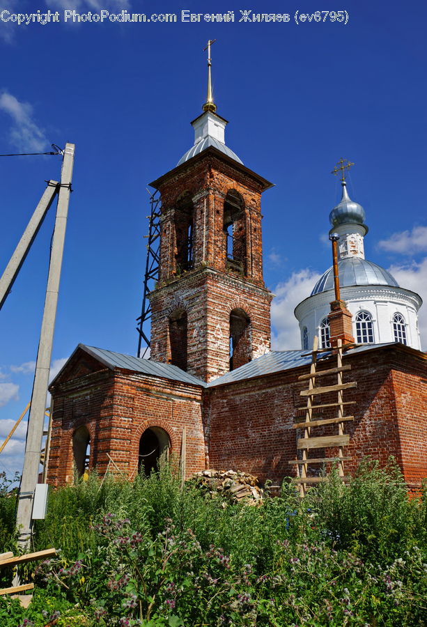 Architecture, Bell Tower, Clock Tower, Tower, Brick, Spire, Steeple