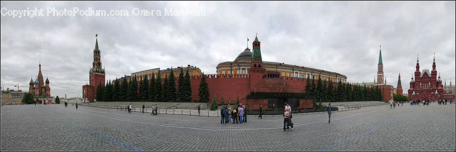 Architecture, Downtown, Plaza, Town Square, Cathedral, Church, Worship