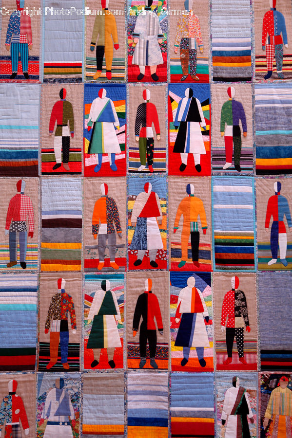 People, Person, Human, Collage, Poster, Home Decor, Quilt