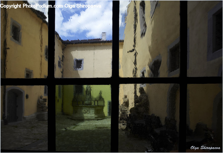 Collage, Poster, Plant, Potted Plant, Building, Housing, Crypt
