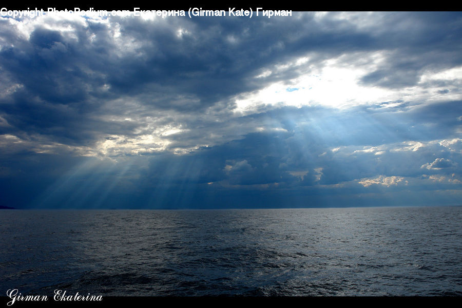 Azure Sky, Cloud, Outdoors, Sky, Ocean, Sea, Water
