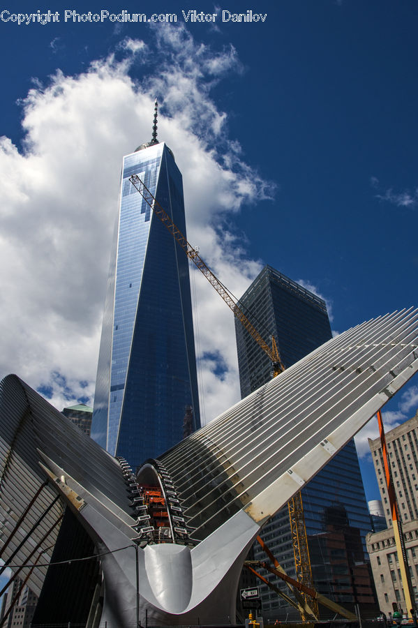 Architecture, City, Downtown, High Rise, Skyscraper, Building, Metropolis