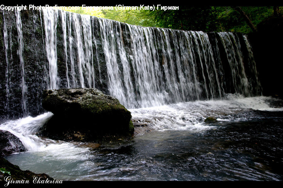 Outdoors, River, Water, Waterfall, Creek, Sea, Sea Waves