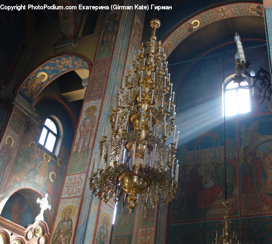 Light Fixture, Architecture, Church, Worship, Dining Room, Indoors, Room