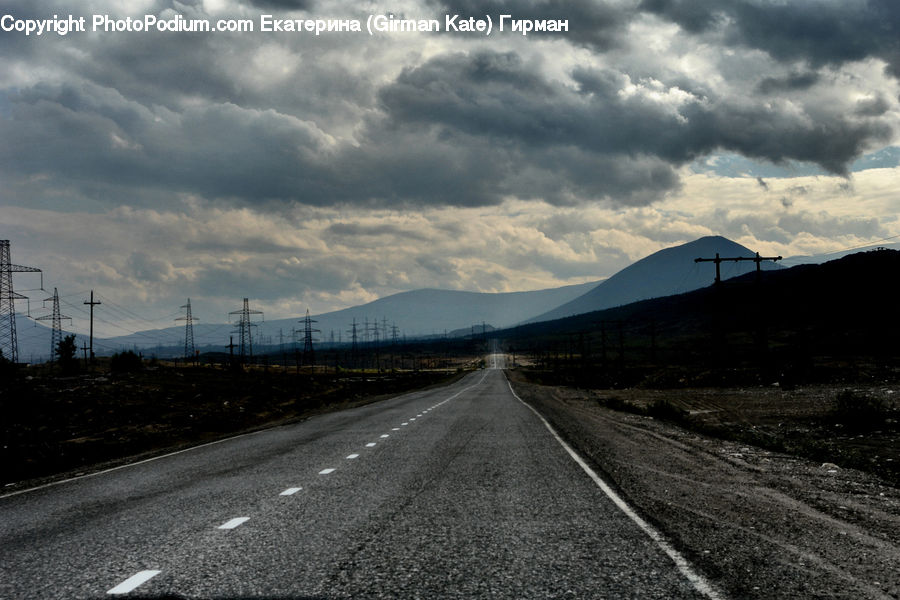 Road, Dirt Road, Gravel, Freeway, Highway, Asphalt, Tarmac
